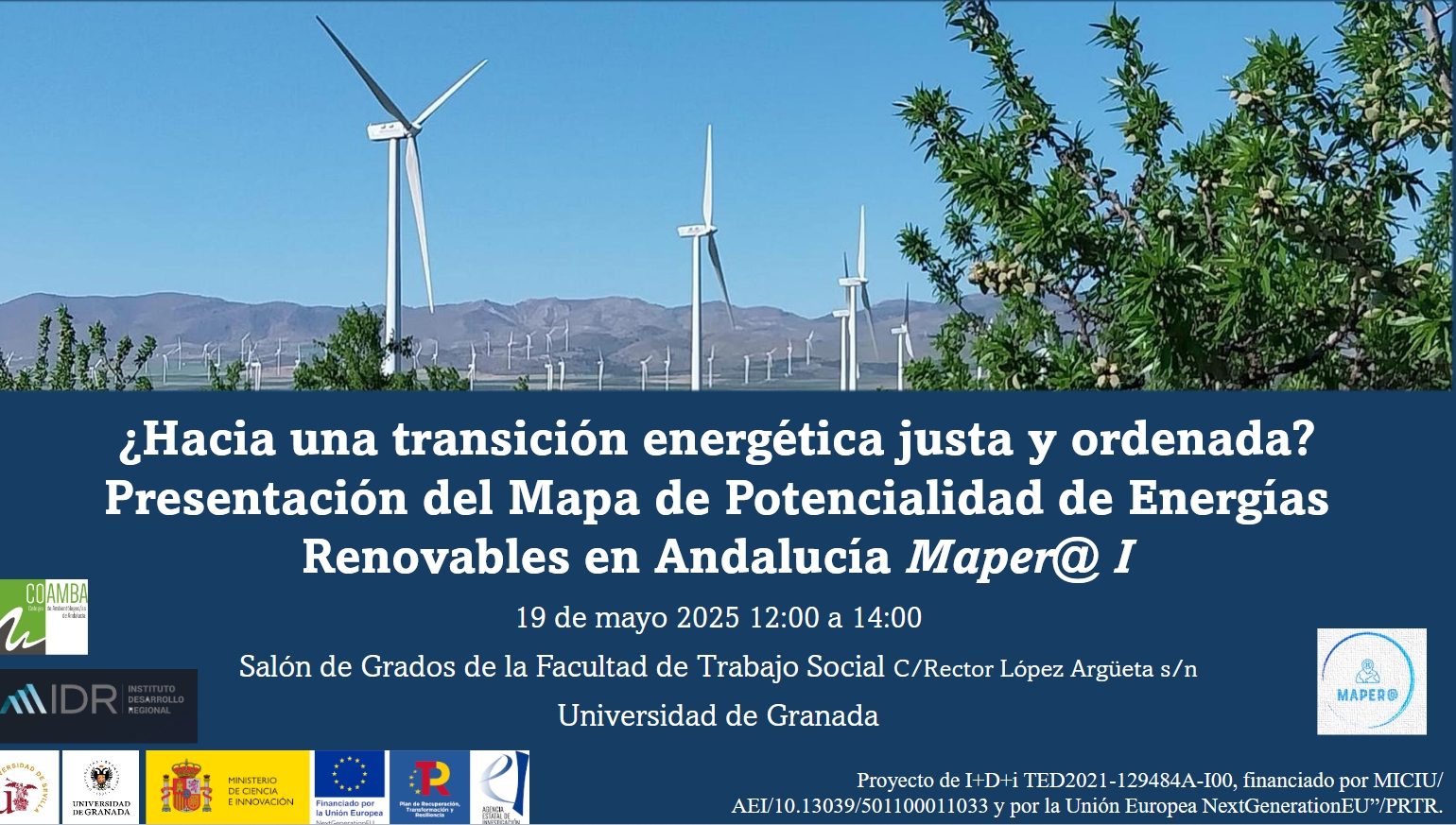 Presentación Mapa Energías Renovables Andalucía