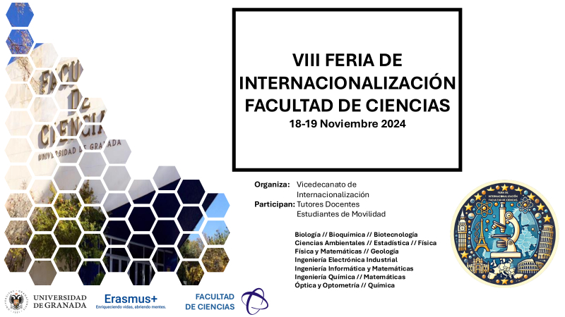 Logo VIII Feria Internacionalización Facultad Ciencias Logo VIII Feria Internacionalización Facultad Ciencias