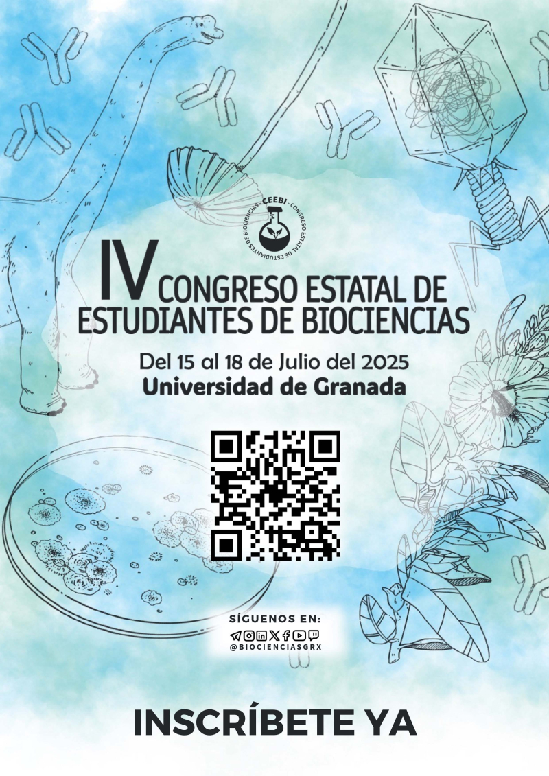 IV Congreso Estatal de Estudiantes de Biociencias (CEEBI) Cartel IV CEEBI