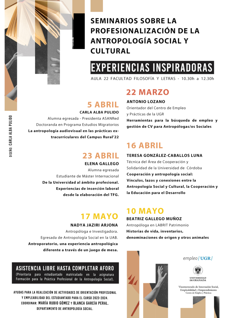 Cartel difusión seminarios