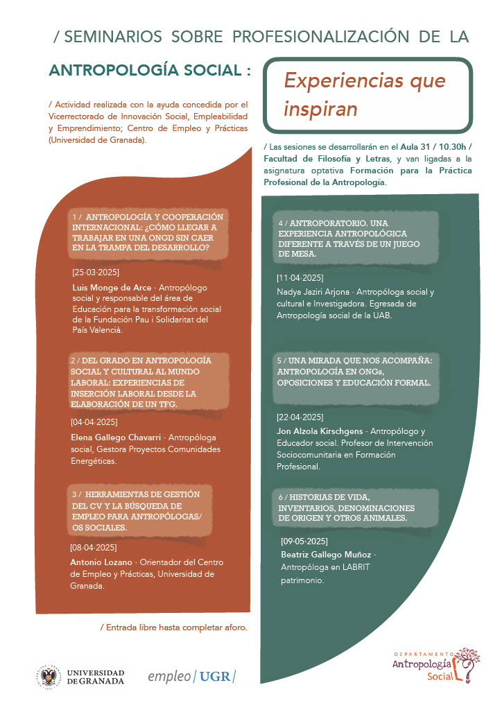 Cartel difusión seminarios