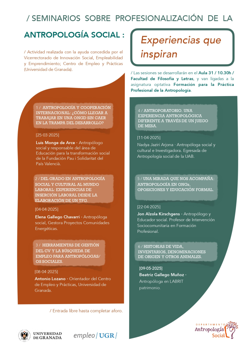 Cartel difusión seminarios Cartel difusión