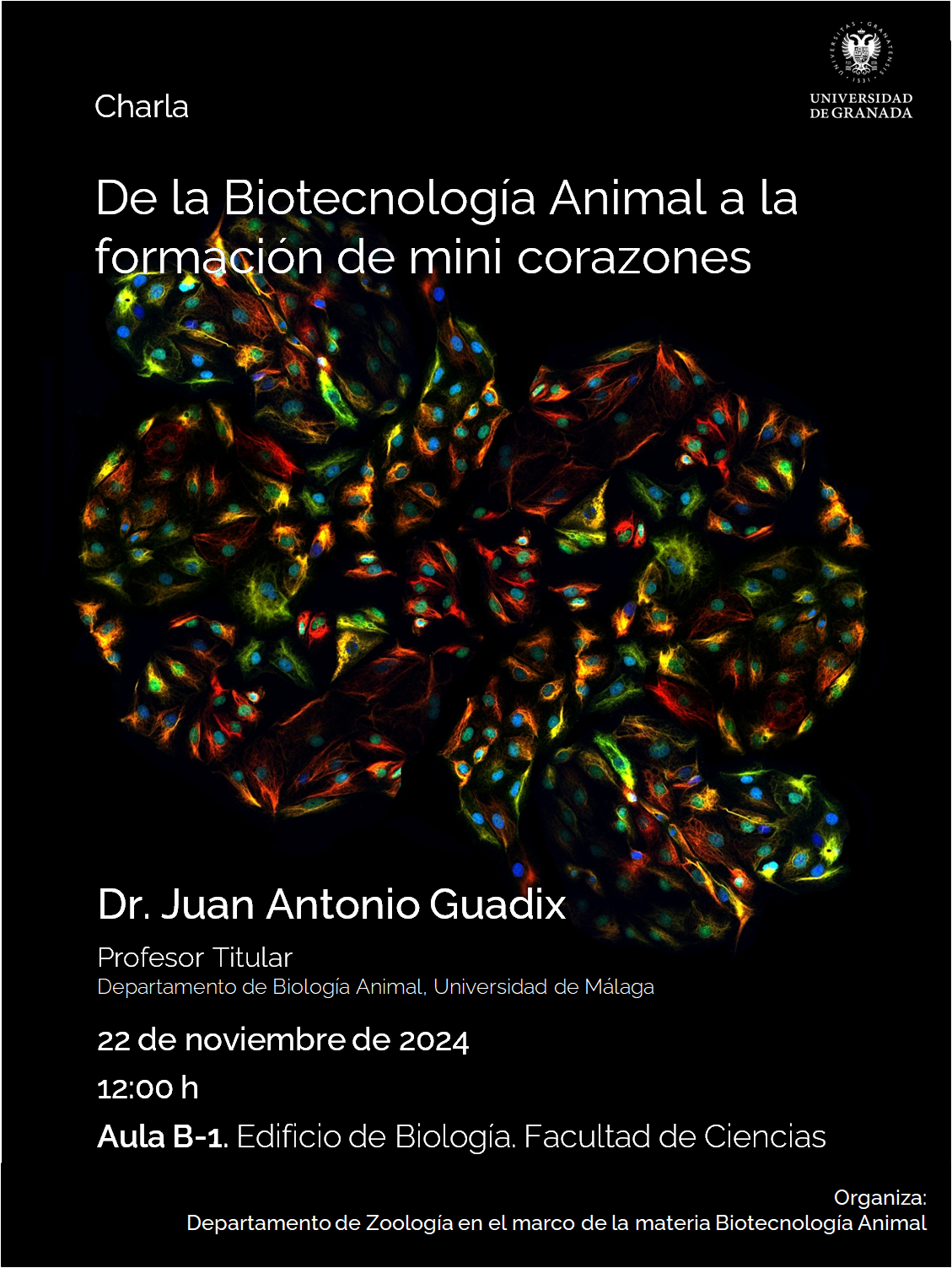Aula B1 el 22 de noviembre a las 12:00h 
