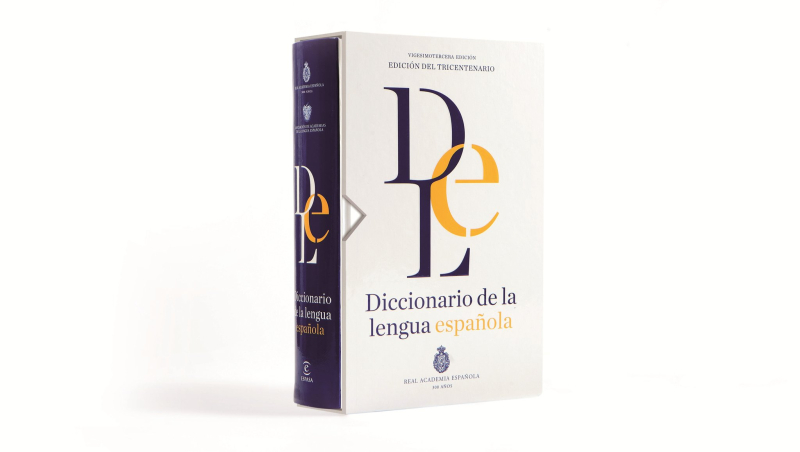 Imagen de un diccionario de la Real Academia Española de la Lengua
