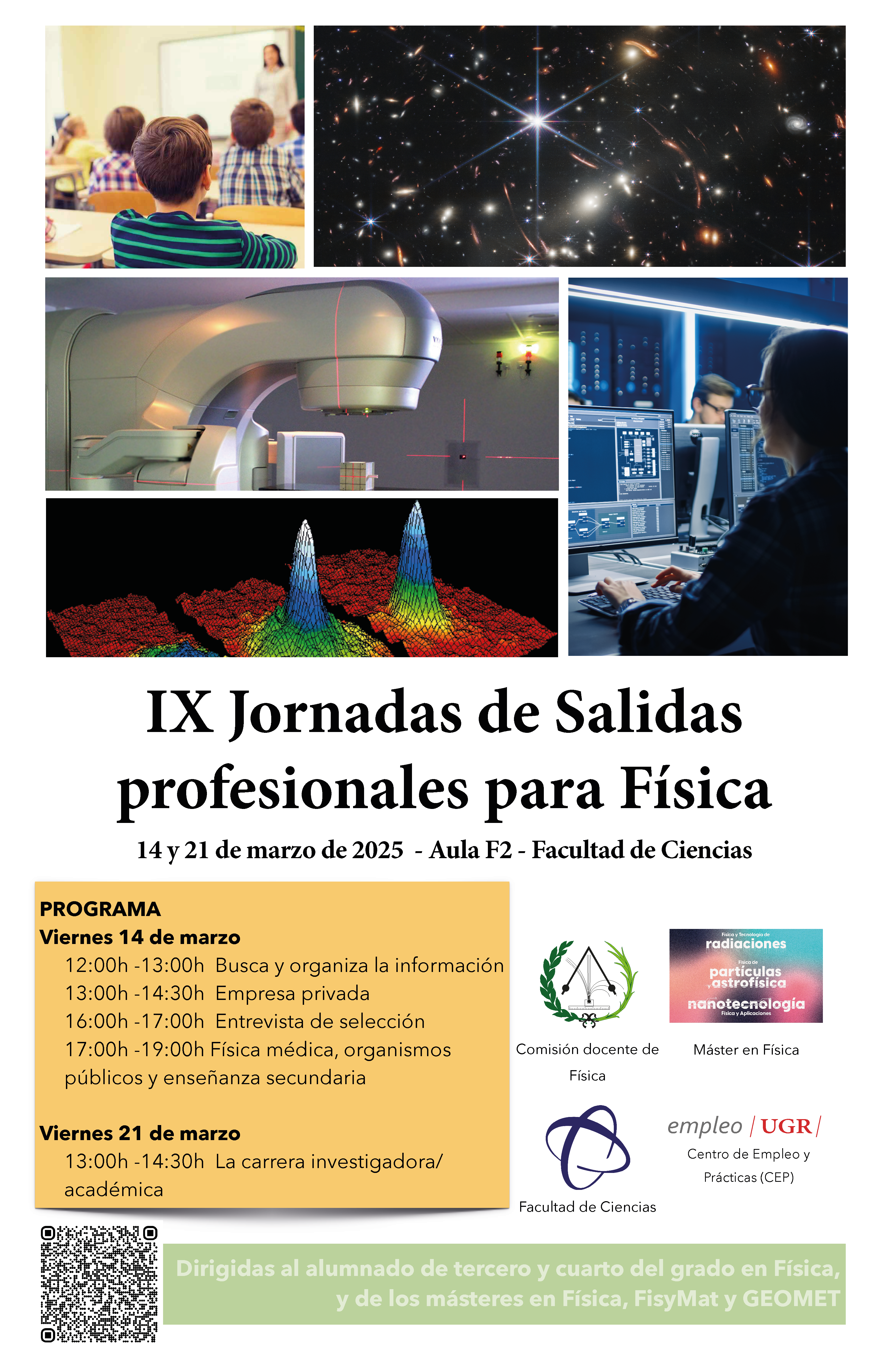 IX Jornadas de Salidas profesionales para Física