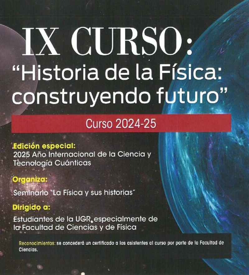 IX CURSO Historia de la Física IX CURSO Historia de la Física