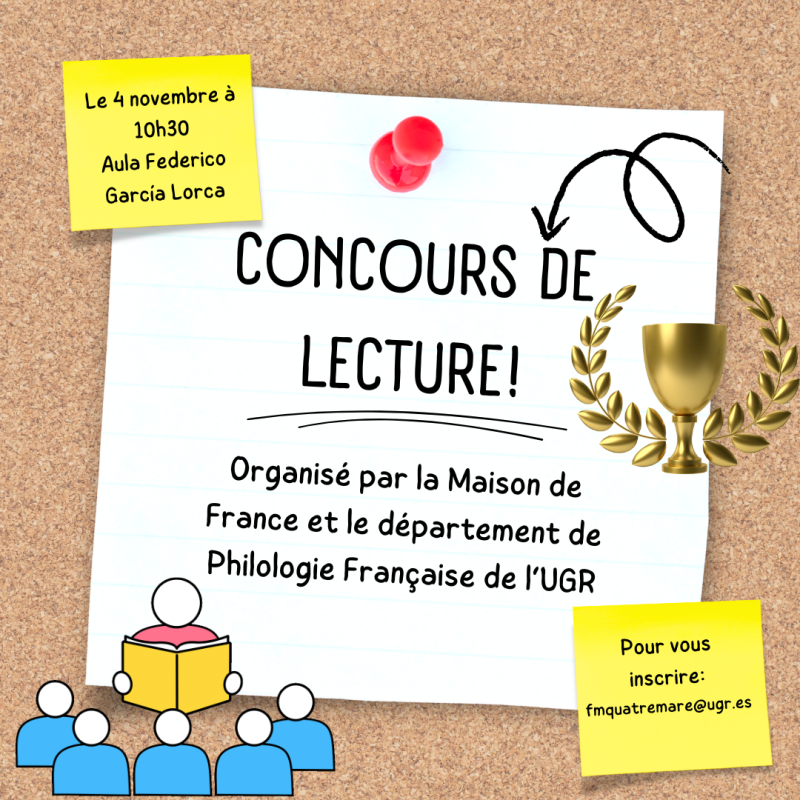 Affiche Concours de lecture Affiche Concours de lecture