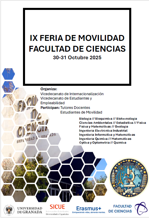 Anuncio IX Feria de movilidad en la Facultad de Ciencias