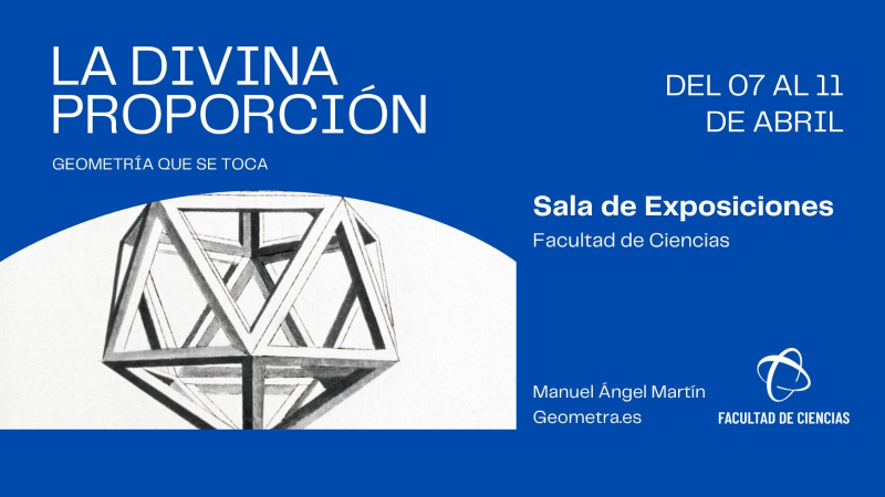 Anuncio de la exposición La Divina Proporción