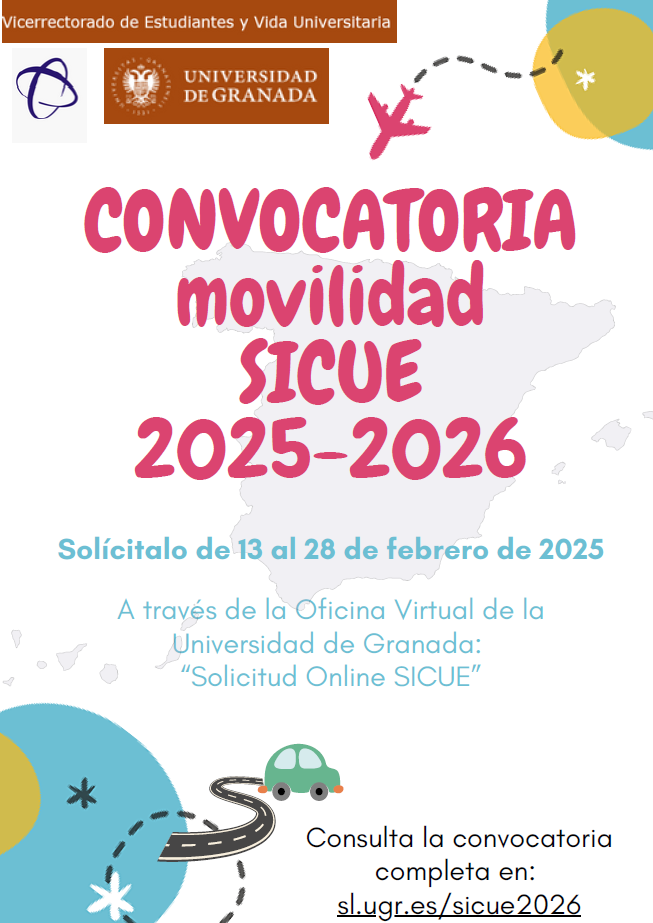 Convocatoria movilidad SICUE 25-26 Convocatoria movilidad SICUE 25-26