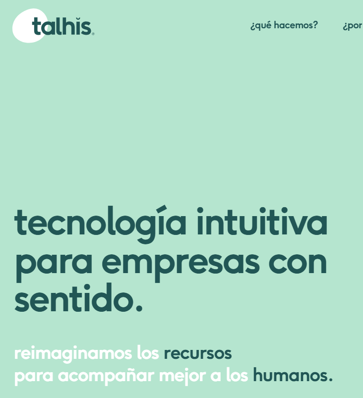 Portada de la empresa Talhis