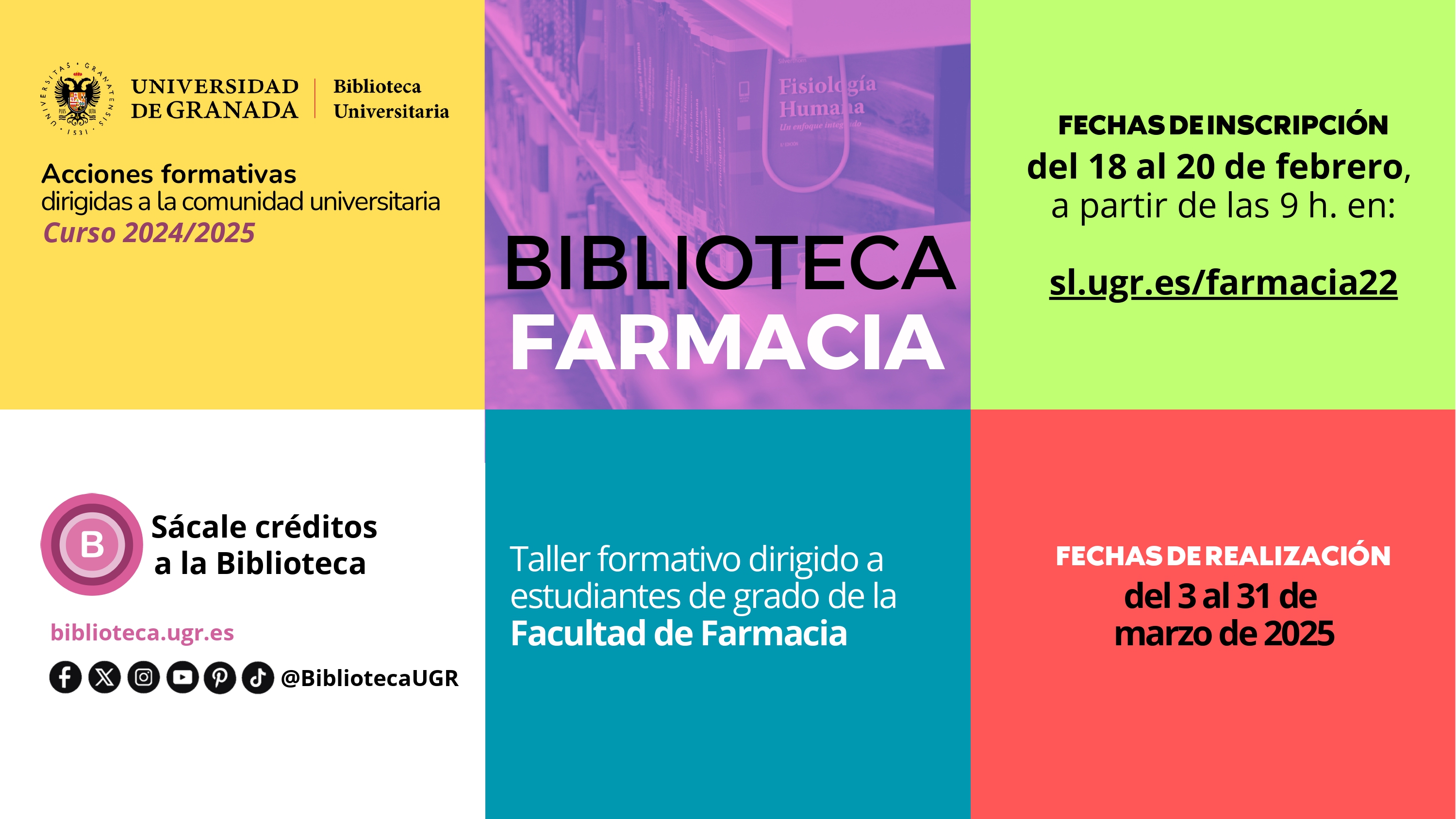 taller formativo biblioteca facultad