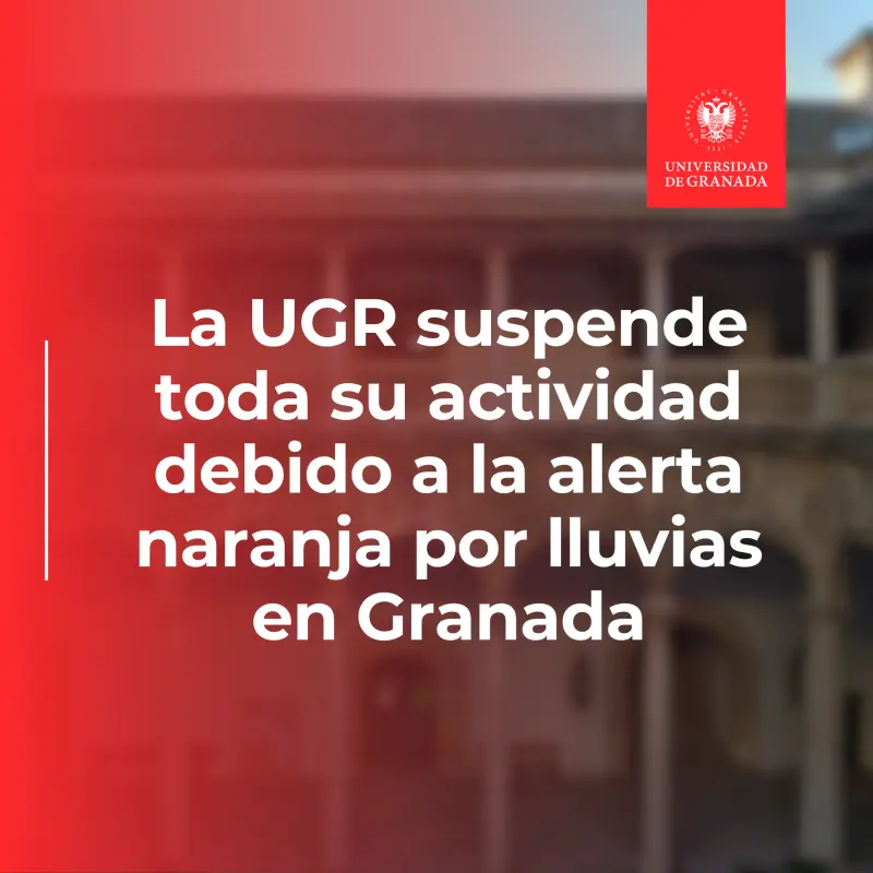 suspensión actividad alerta metereologica suspensión actividad alerta metereologica