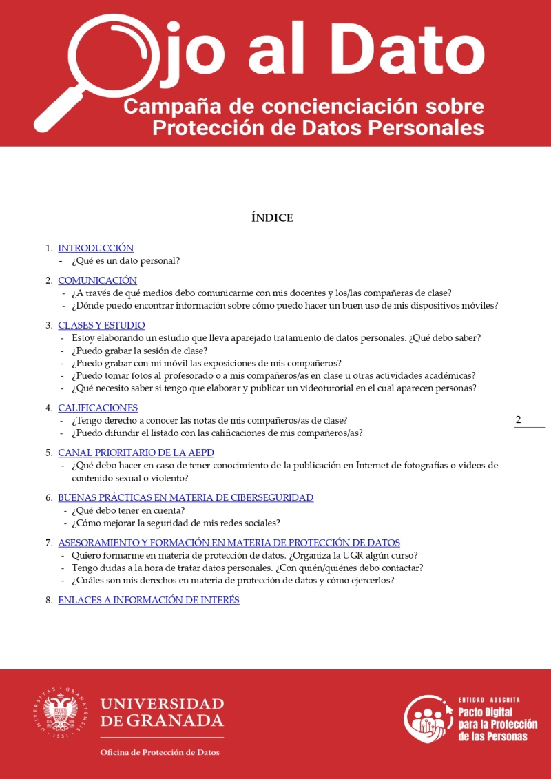 protección datos protección datos