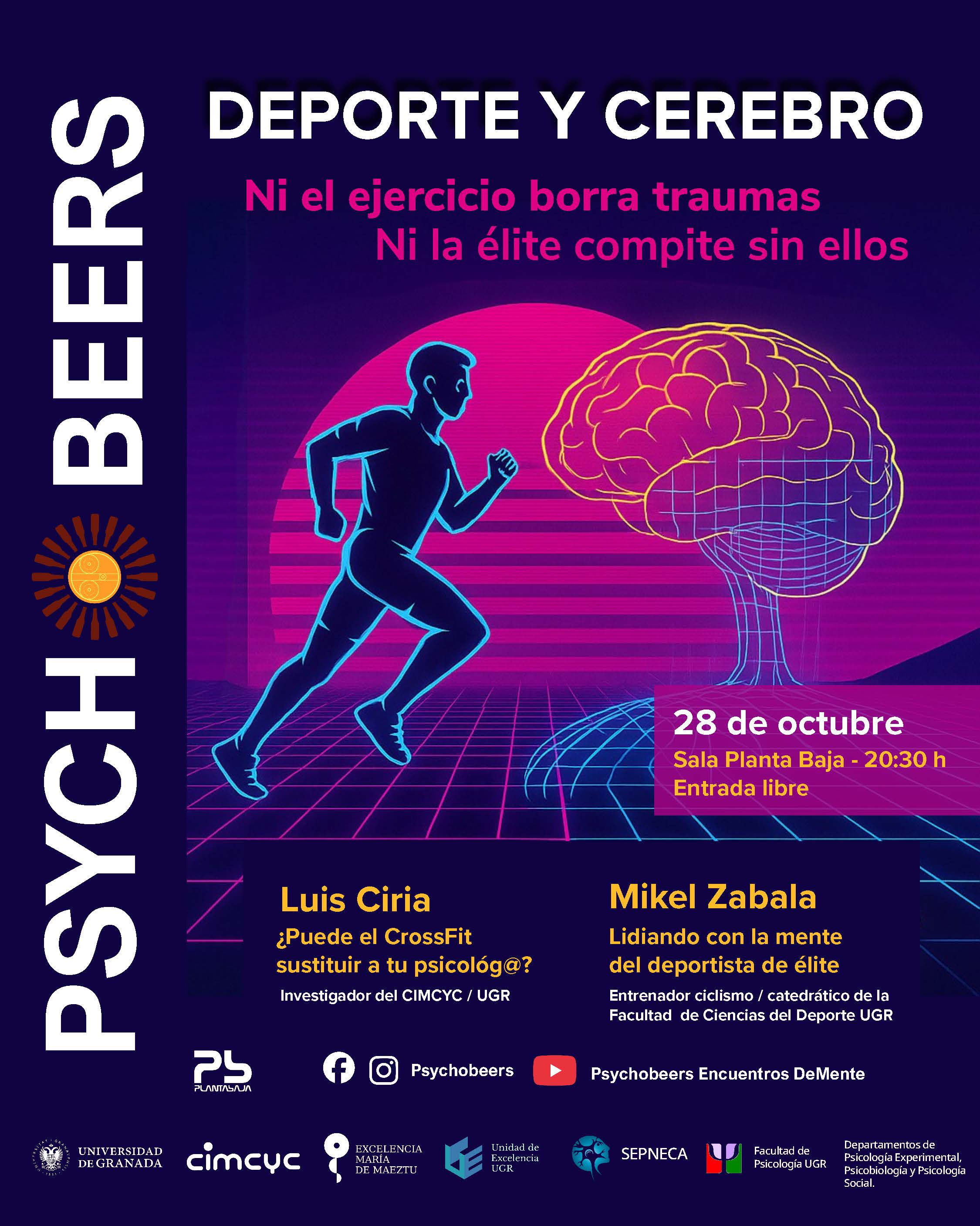 El primer evento del curso 2025/26 tendrá lugar el próximo martes 28 de octubre, a las 20:30h, en la Sala Planta Baja (https://maps.app.goo.gl/TXphLBLXDNWLGo9N7).