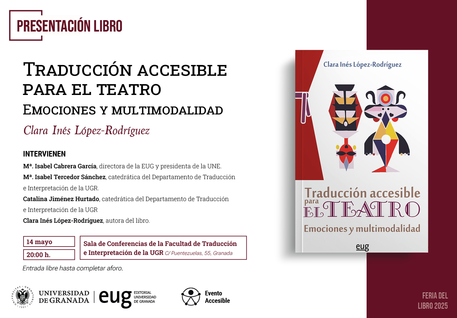 Presentación del libro Traducción accesible para el teatro