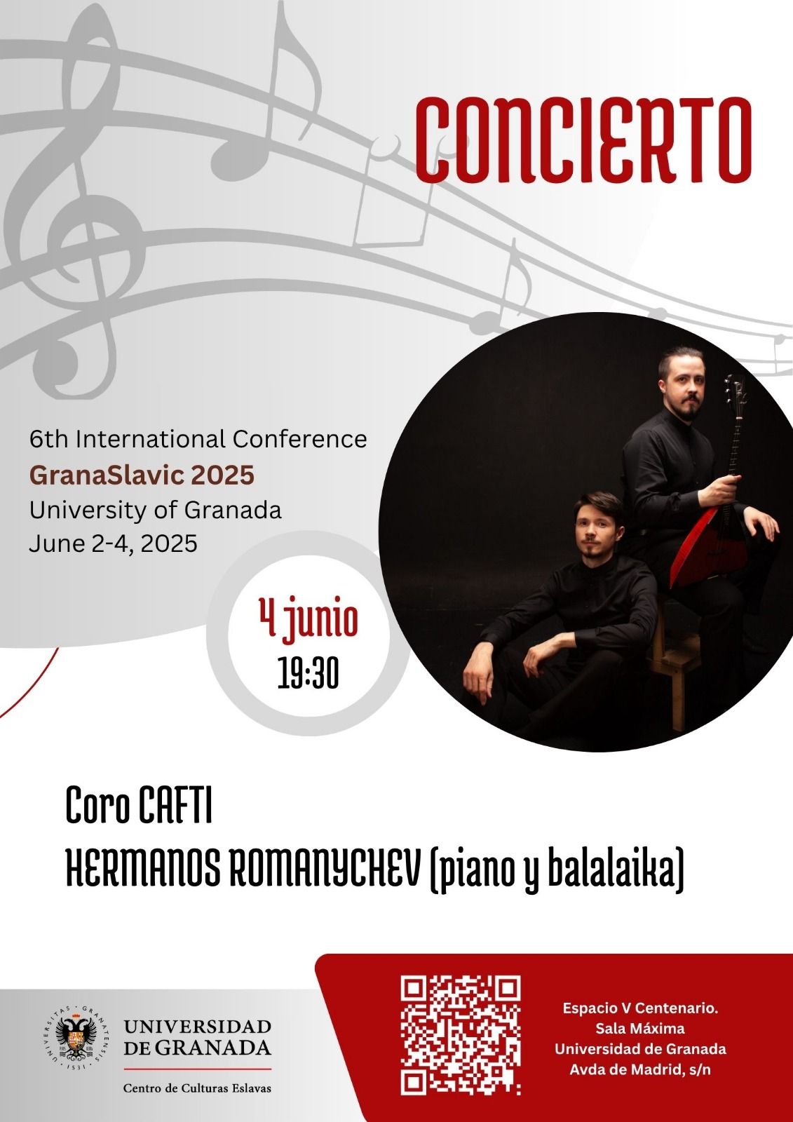 Concierto del Coro CAFTI y los Hermanos Romanychev 