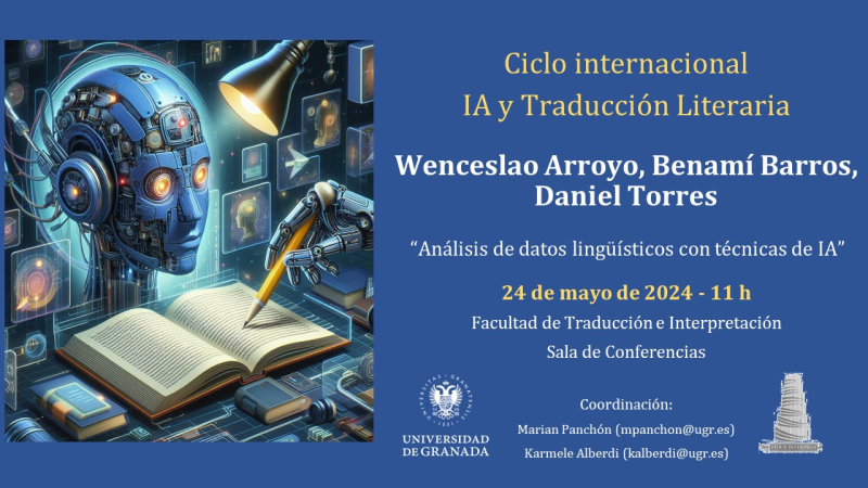 Ciclo internacional IA y Traducción Literaria Ciclo internacional IA y Traducción Literaria